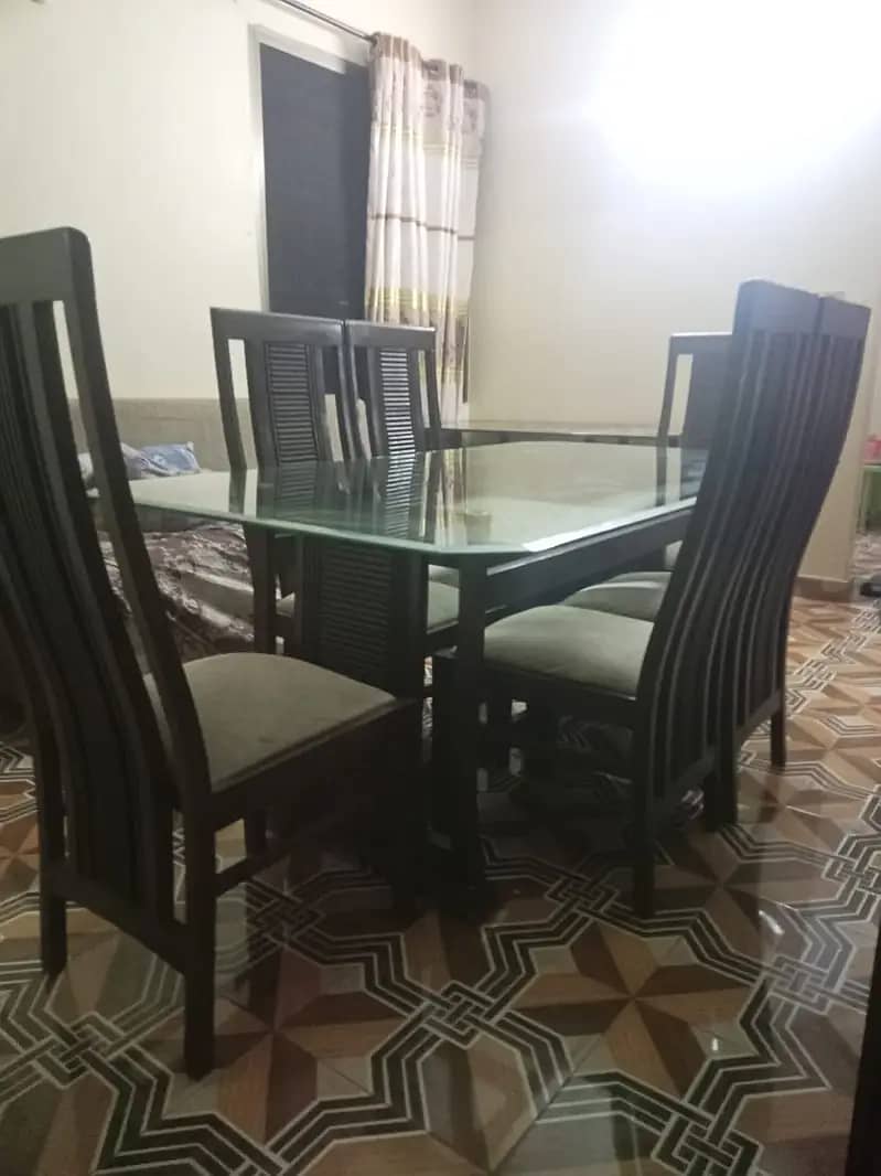 Premium Extra-Large Dining Table with 6 Elegant Chairs 15