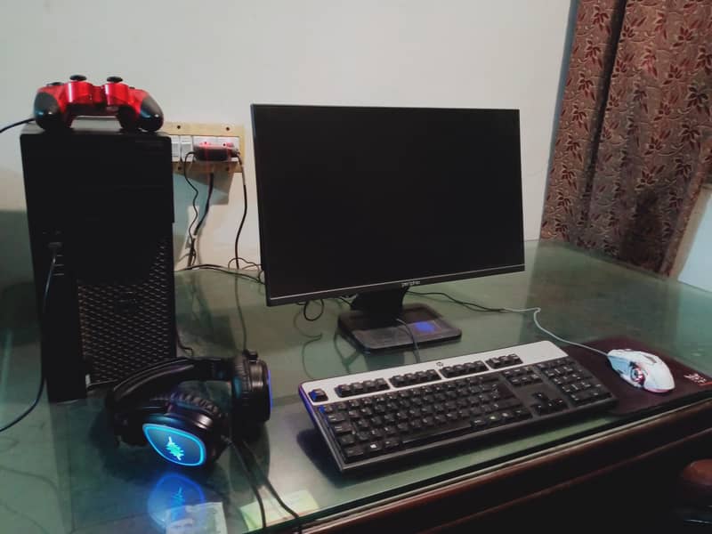 Gaming PC | Core i5 6th Gen | 10 GB Graphics | 24 Inch Monitor 75 Hz 6