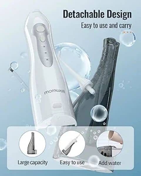 water dental flosser for teeth cordless oral irrigator braces cleaner 3