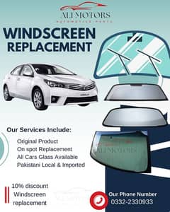 Wind Screen Quarter Window Glass - Bolan Alto Cultus Picanto Civic