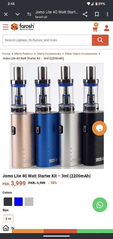 Bumper Offer 3 imported vape pods working ok. 7