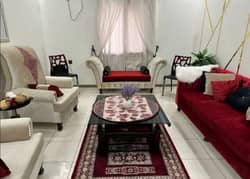 7 seater sofa with Two Table