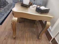 1center table 3side table org deco paint gold