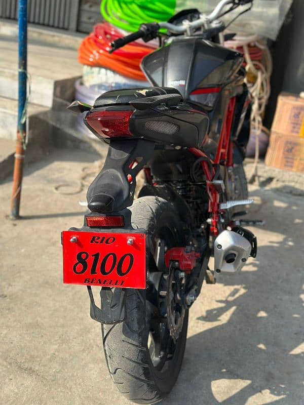 Benelli TNT 150i 2019 model All panjab number 6