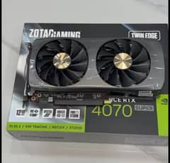 zotac gaming rtx 4070 super twin edge 12gb