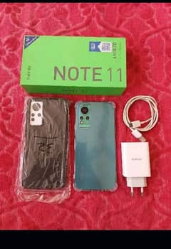 INFINIX NOTE 11 6/128 WITH ORIGINAL BOX &CHARGER