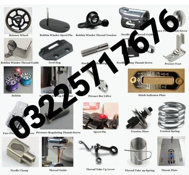 Industrial Sewing Machine Spare Part's Wholesale Rate 2