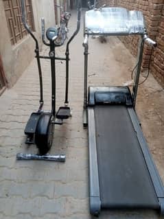 Electric treadmill & Elliptical exercise cycle