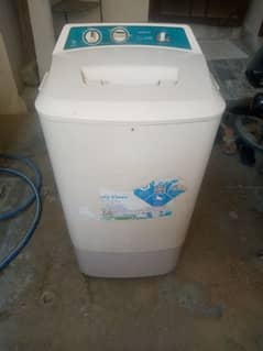 Haier washing machine 8 kg single tub .