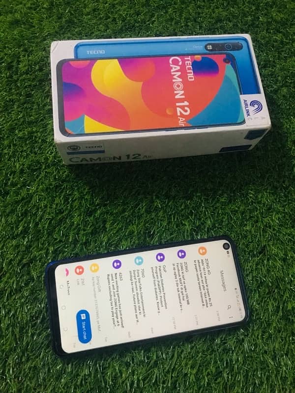 Tecno camon 12 air 4GB 64GB storage 3