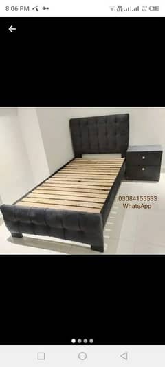 single bed poshish/full Poshish Single Bed/Wooden Single Bed