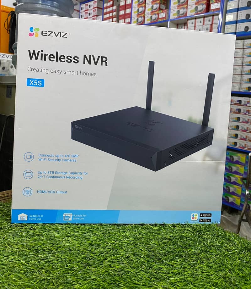 Ezviz Cctc Camera Network Vedio Recorder 8 port wireless 0