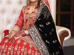 Red Bridal dress for barat day