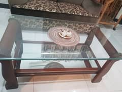 premium quality glass center table.