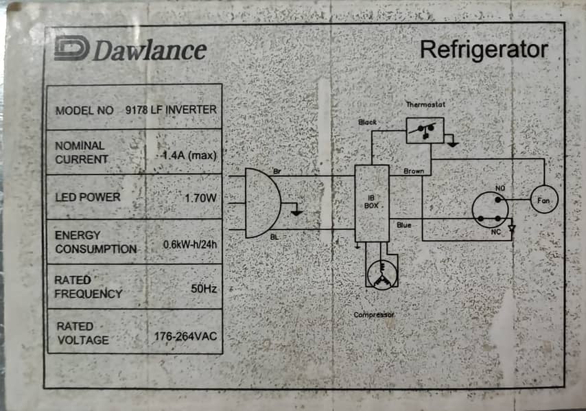 DAWLANCE 9178LF AVANTE+SAPHIRE PURPLEE 14CFT mint condition 10