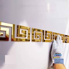 Building Border/versace Border/ Versachi Border Acrylic Mirror Sticker