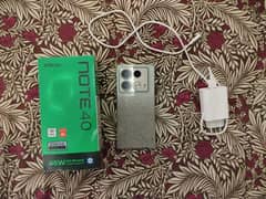 infinix note 40 8/256 gb( no exchange )condition 10/10 price fixed