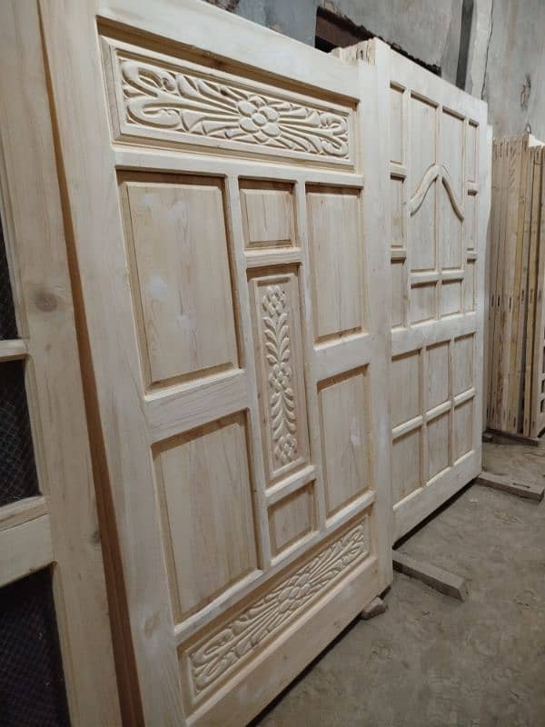 Wood Doors for Room || لکڑی کے دروازے || تمام   سائز دستیاب ہیں || 0