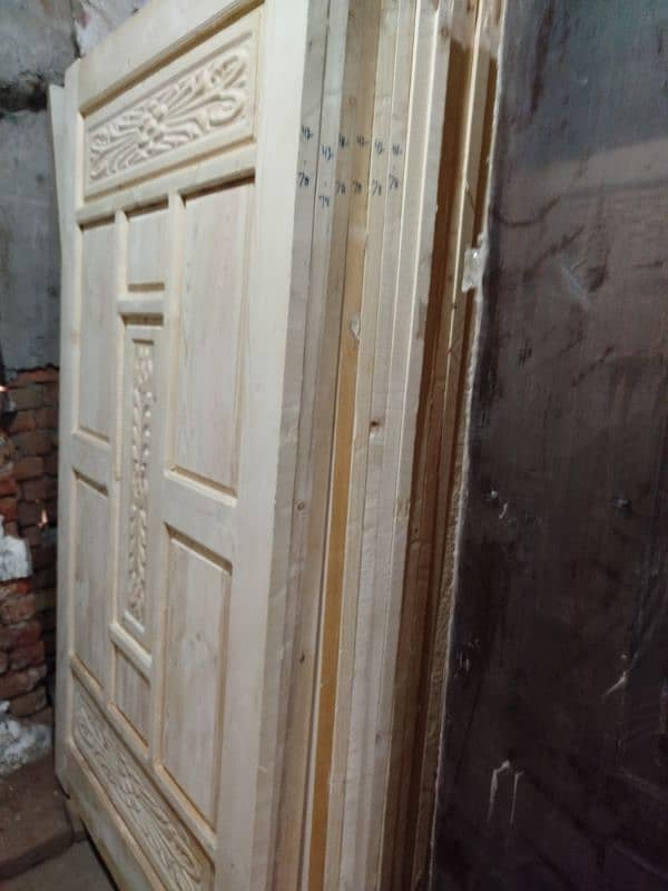 Wood Doors for Room || لکڑی کے دروازے || تمام   سائز دستیاب ہیں || 2