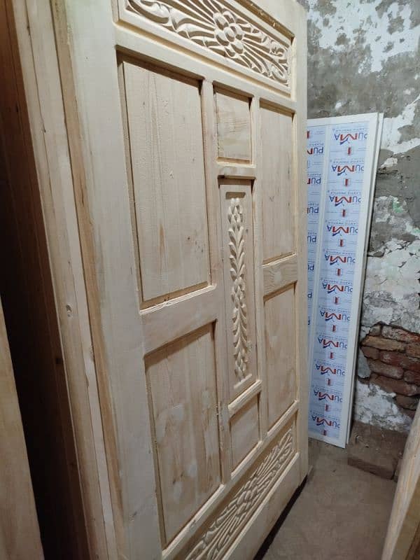 Wood Doors for Room || لکڑی کے دروازے || تمام   سائز دستیاب ہیں || 3