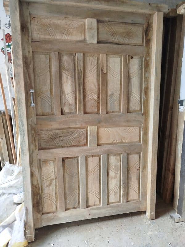 Wood Doors for Room || لکڑی کے دروازے || تمام   سائز دستیاب ہیں || 9