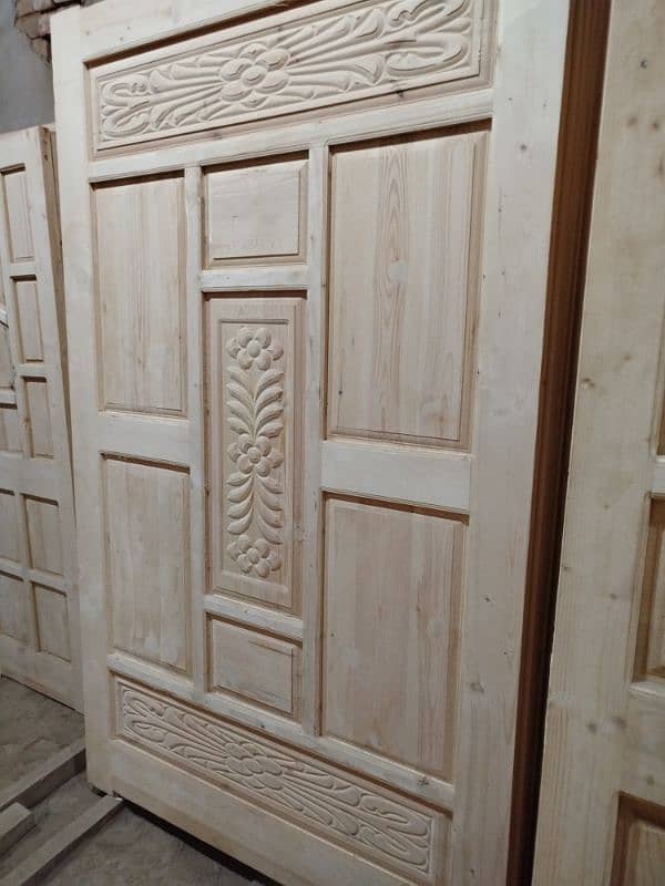 Wood Doors for Room || لکڑی کے دروازے || تمام   سائز دستیاب ہیں || 12