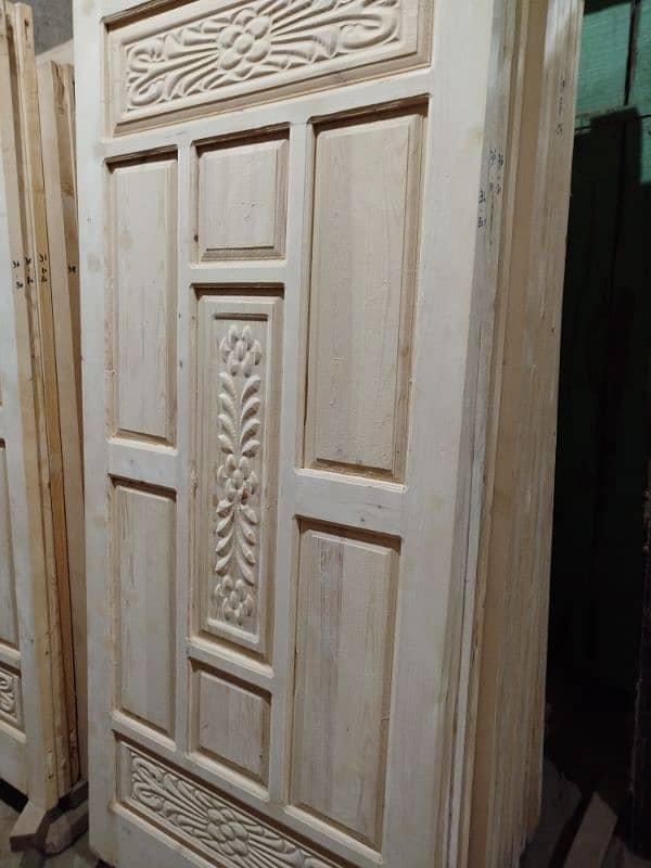 Wood Doors for Room || لکڑی کے دروازے || تمام   سائز دستیاب ہیں || 13