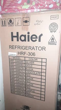 Haier Fridge HRF 306 EPB - Black