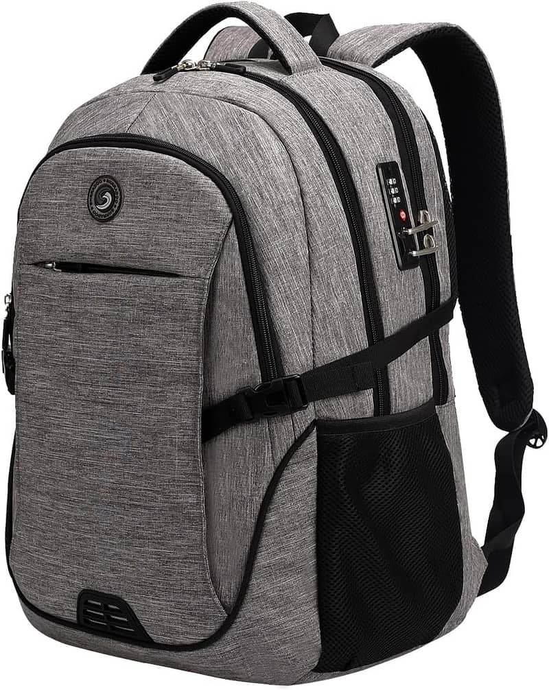 2025 Fashionable Multi Pocket Natural Travel Backpack Men 2