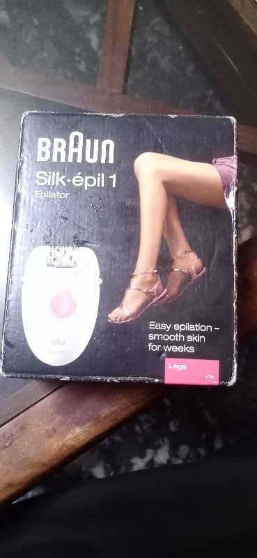 Braun silk epill 1 epilator (imported)for ladies for sale 0