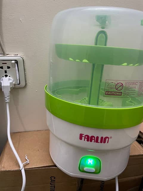 Baby utensil steam Sterilizer - Farlin brand 4