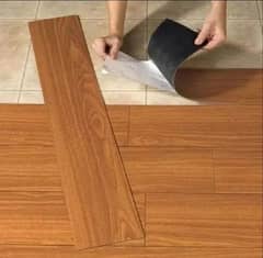 Vinyl Floor Tiles/Wooden Floor.