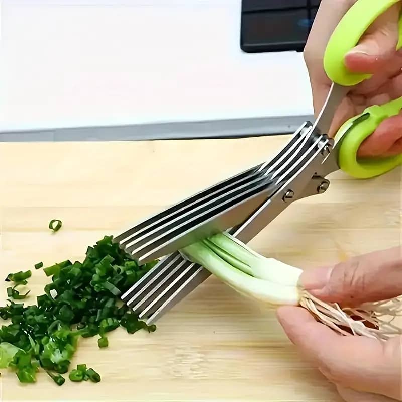 3-Layer Stainless Steel Kitchen Scissors 0