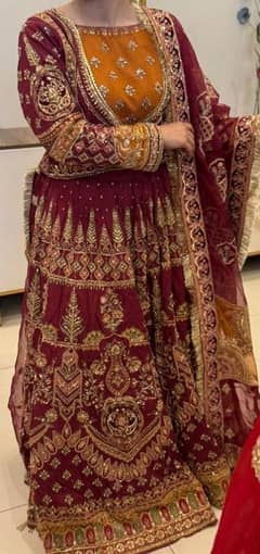 naqshi brand elegant lehnga almost new