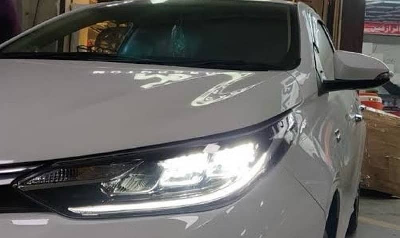 Toyota Yaris LED Headlamps & Facelift Bumper Thailand variant 3