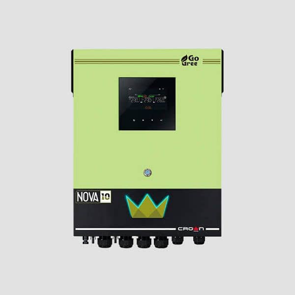 Crown NOVA 9.8KW Solar Hybrid Inverter Powerful &  Efficient 0