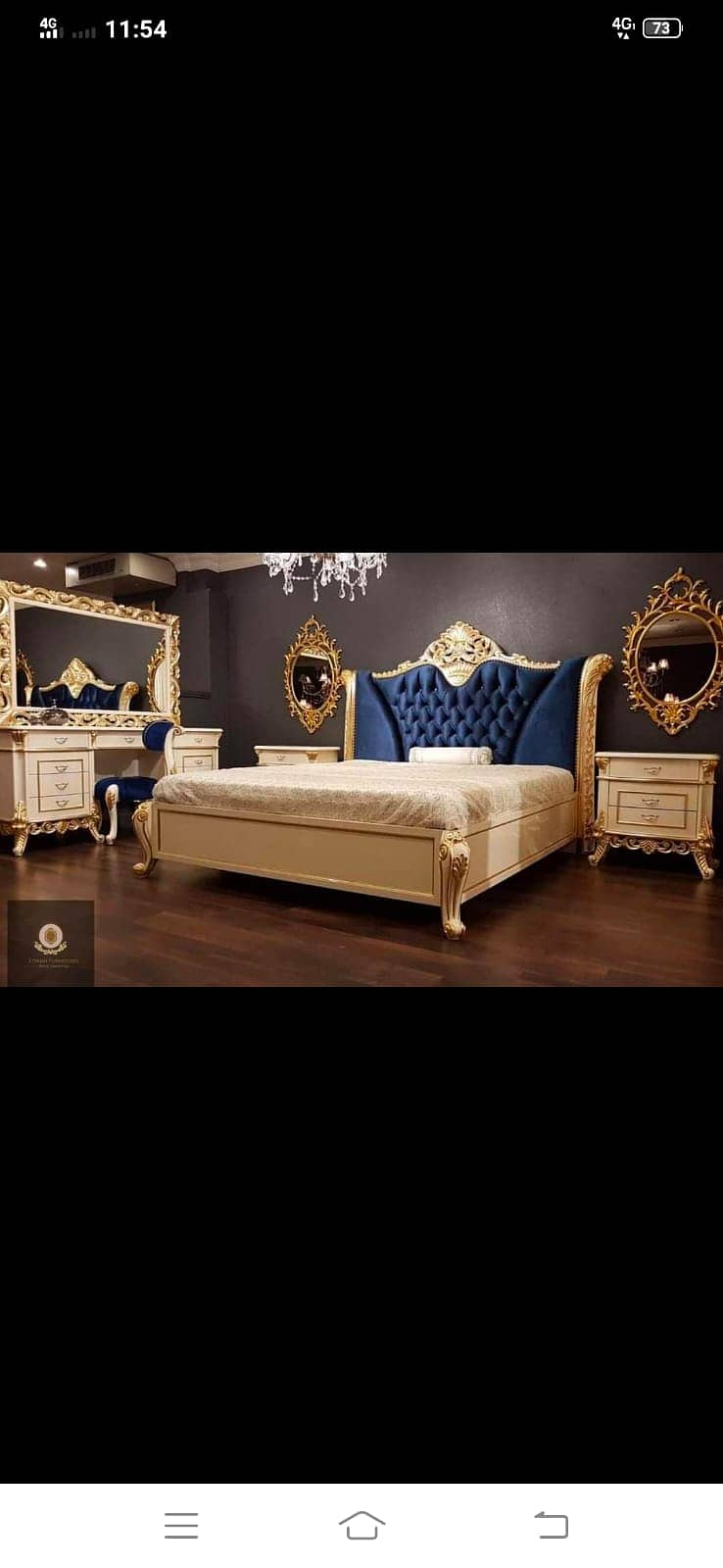 Bed Set / Double Bed Set/ Wooden Bed/ Poshish Bed/Complete Bed Set 2