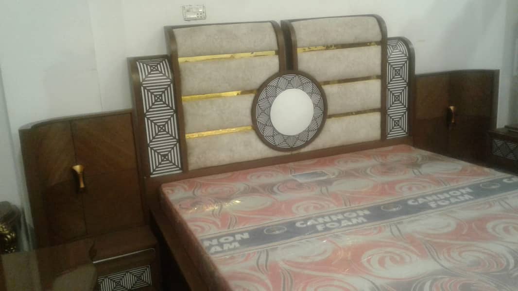 Bed Set / Double Bed Set/ Wooden Bed/ Poshish Bed/Complete Bed Set 8