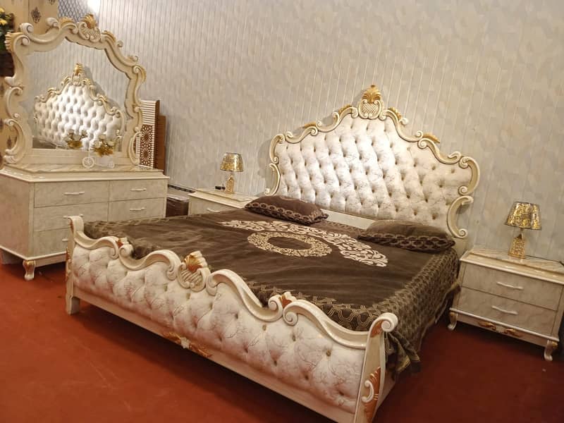 Bed Set / Double Bed Set/ Wooden Bed/ Poshish Bed/Complete Bed Set 17