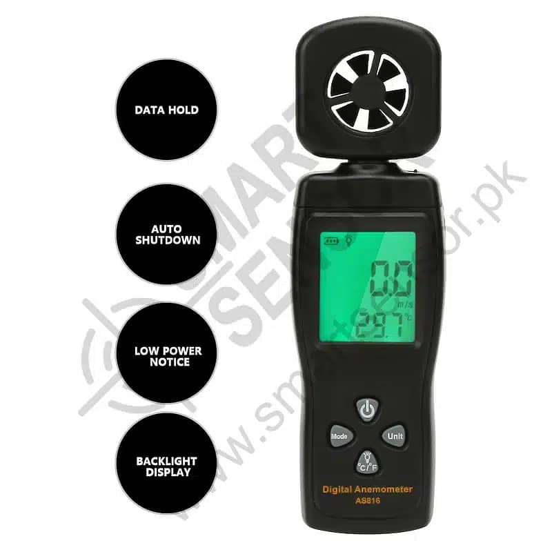 AS816 SMART SENSOR Digital Anemometer Price In Pakistan 0