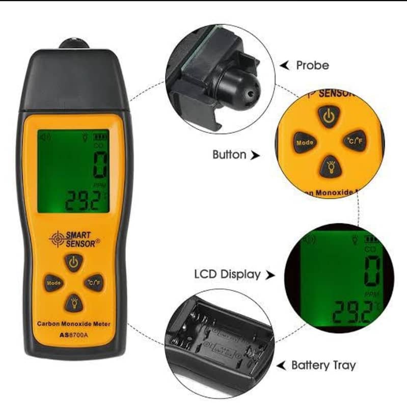 Gas Analyzer Carbon Monoxide AS8700A price in pakistan 0