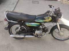 Hondas 70 model 2022 Karachi number first owner