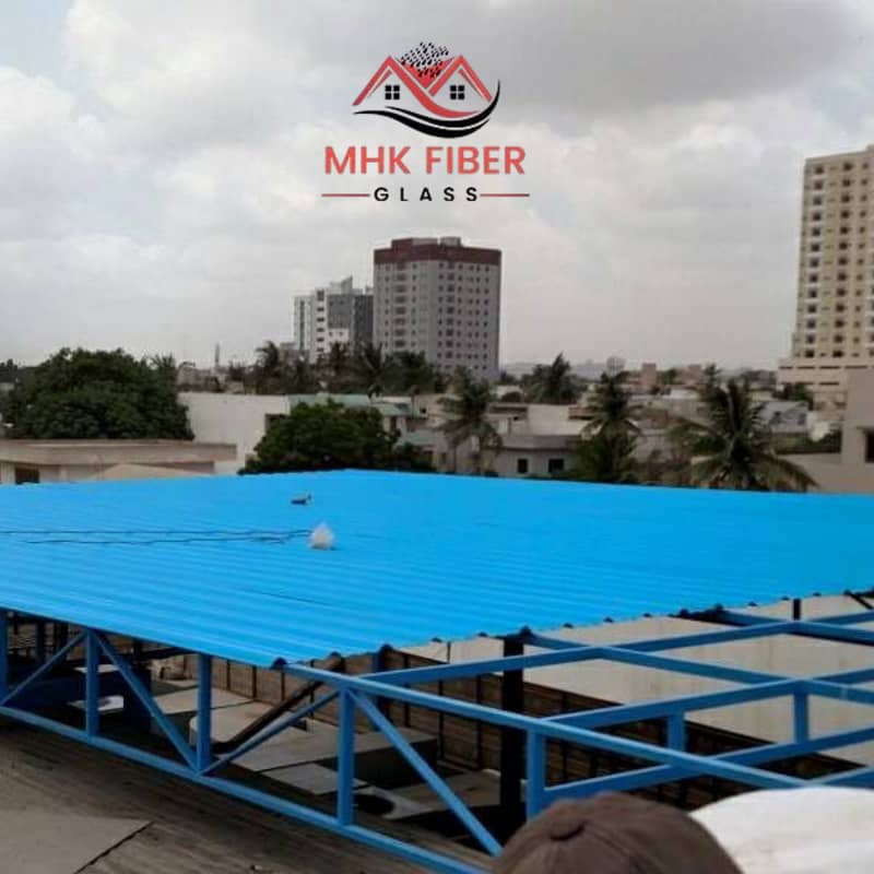 Fiber glass / parking shed/ Fiberglass/ fiber glass / fiber sheet 3