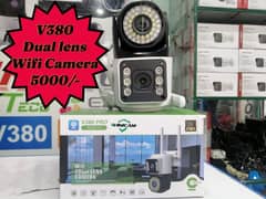 Wifi Cameras | V380 Wall Mount Dual Lens Camera | Security Cameras