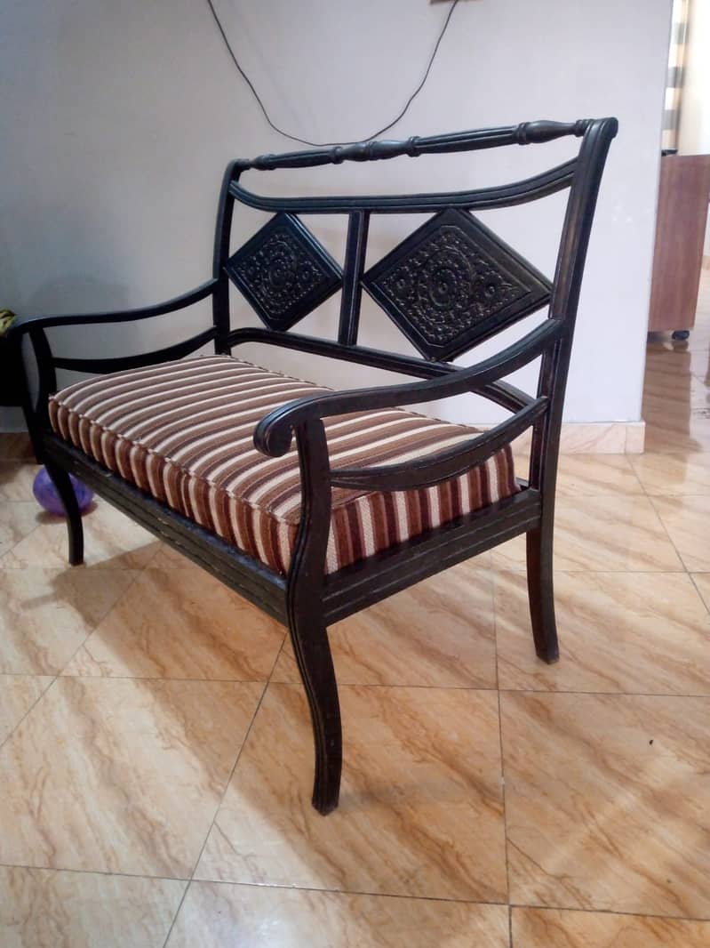 Pure Sheesham Chinioti Style Sofa  & Side Tables Set A+ Condition 2