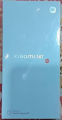 New Xiaomi MI 14t Box Packed Titan Black Official PTA Approved