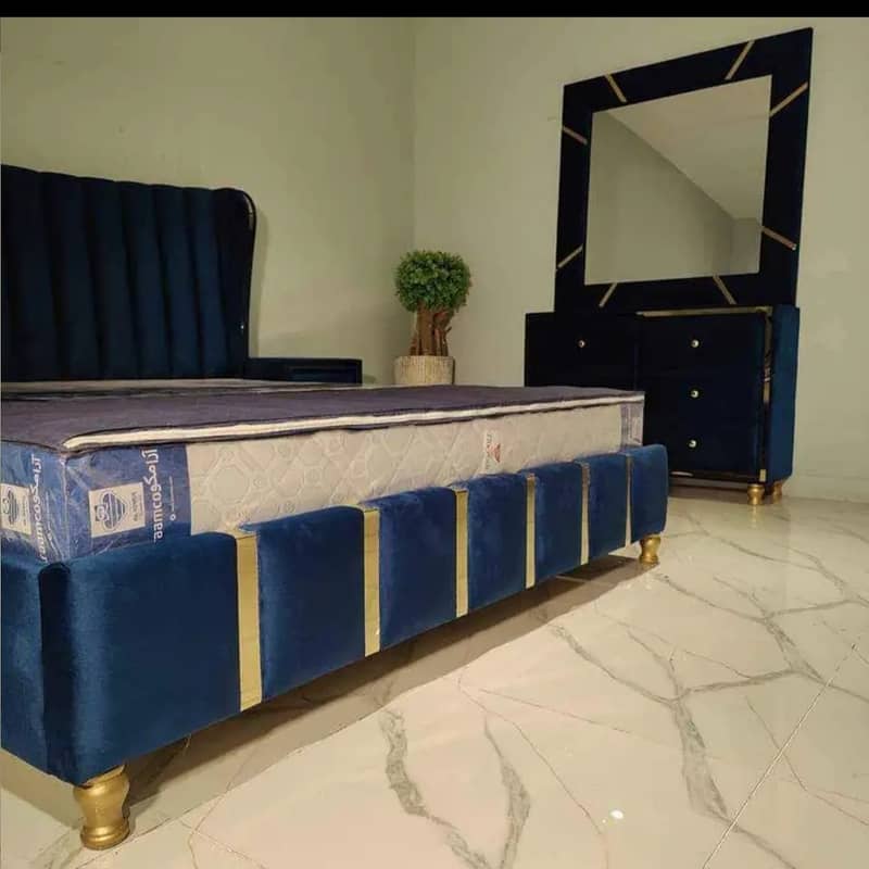 bed set / king size bed / double bed / poshish bed / bed / 6