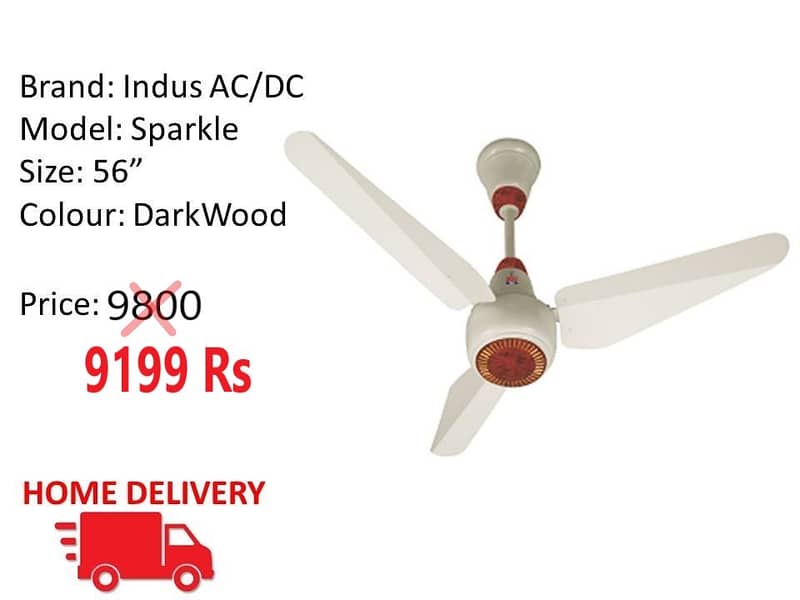 WHOLESALE RATE AC/DC FANS SOLAR FAN ROYAL , TAMOOR , GFC 18