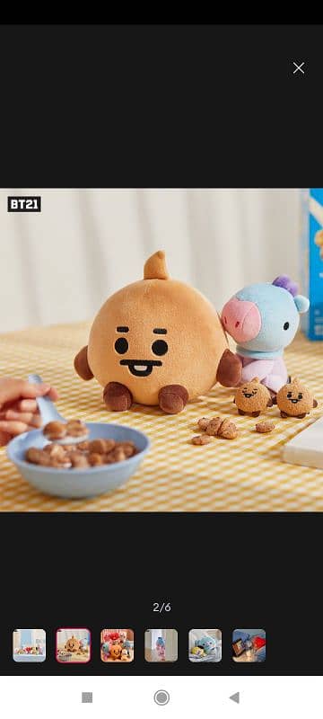 BT21 toy BT21 plush toy chimmy cooky Tata mang R. j shooky koya 1