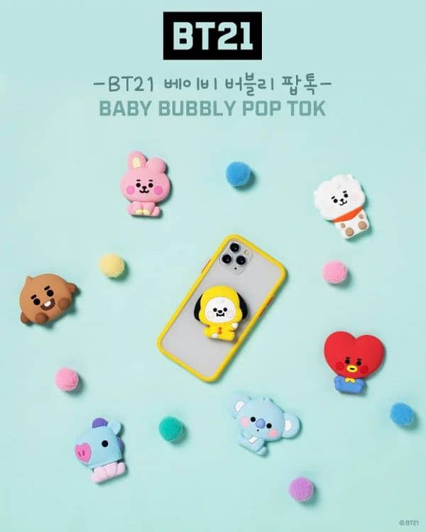 BTS items available BT21 items available 11